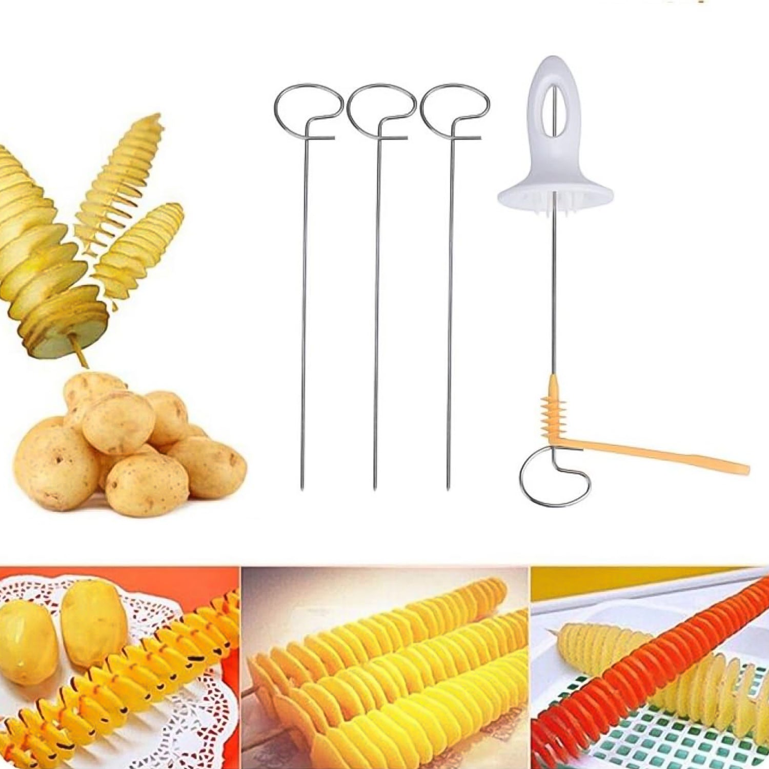 Tornado Potato Spiral Cutter  Tornado Potato Spiral Cutter
